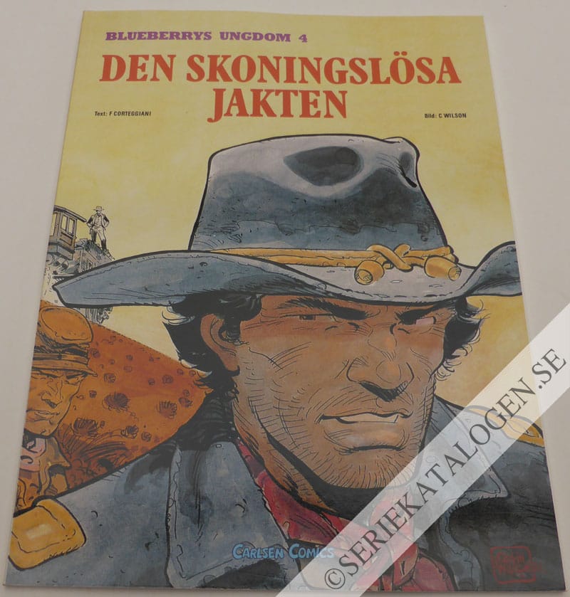 Framsida på Blueberrys ungdom Den skoningslösa jakten (1992)