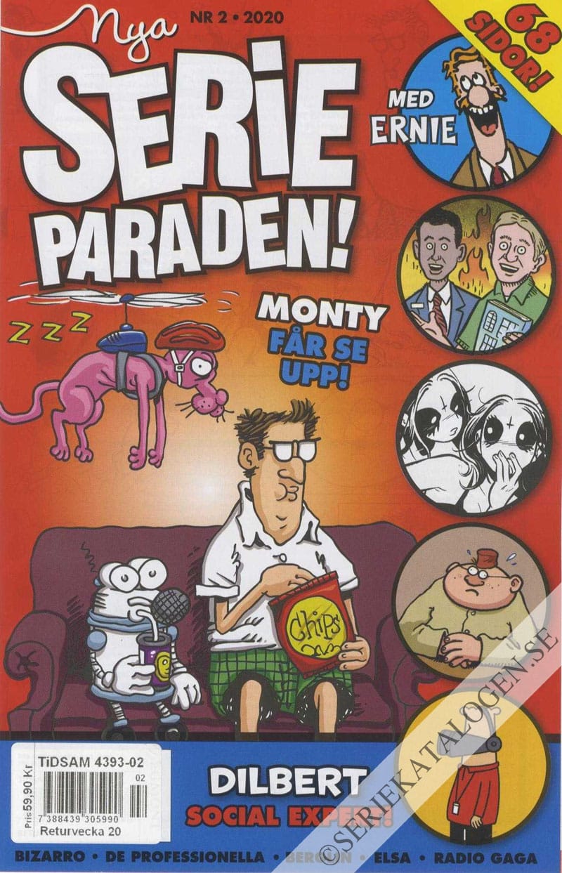 Framsida på Nya Serieparaden #2 (2020)
