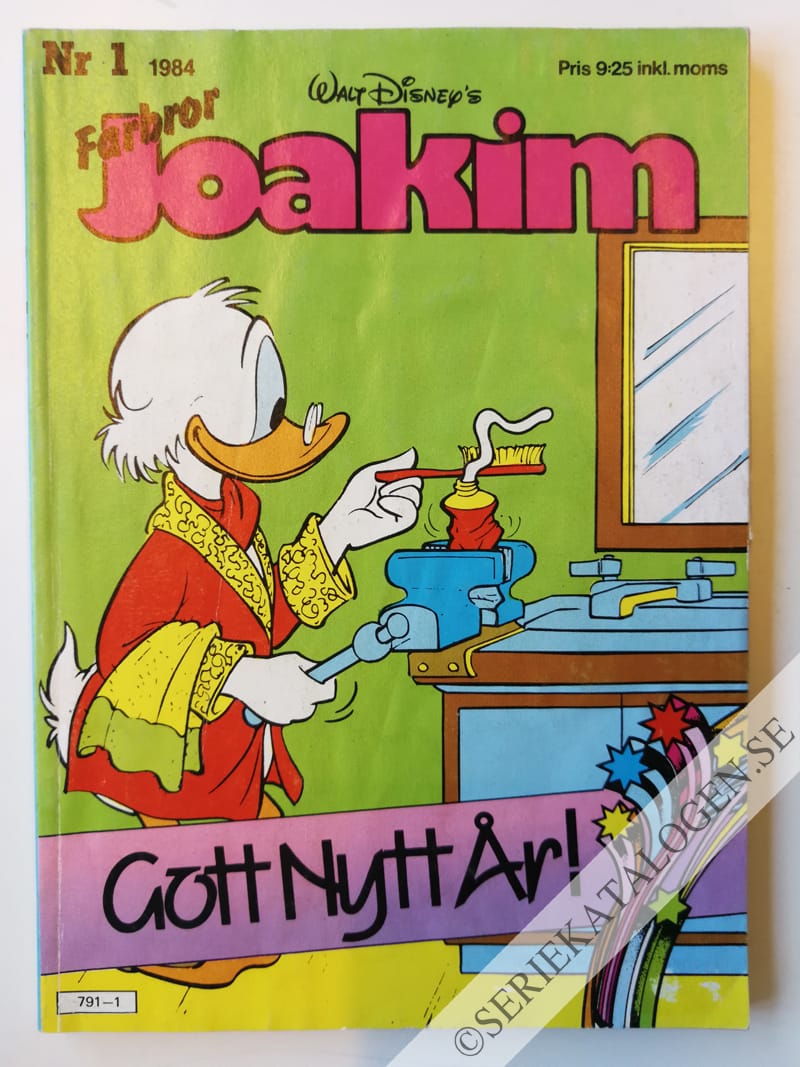 Framsida på Joakim #1 (1984)