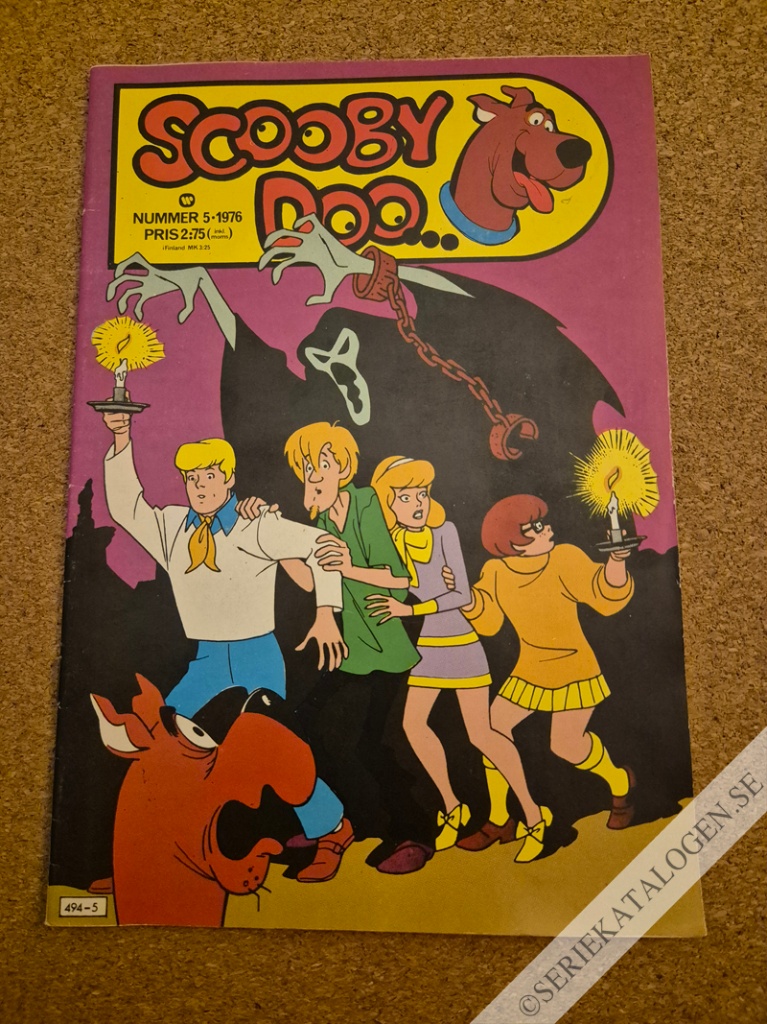 Framsida på Scooby Doo #5 (1976)