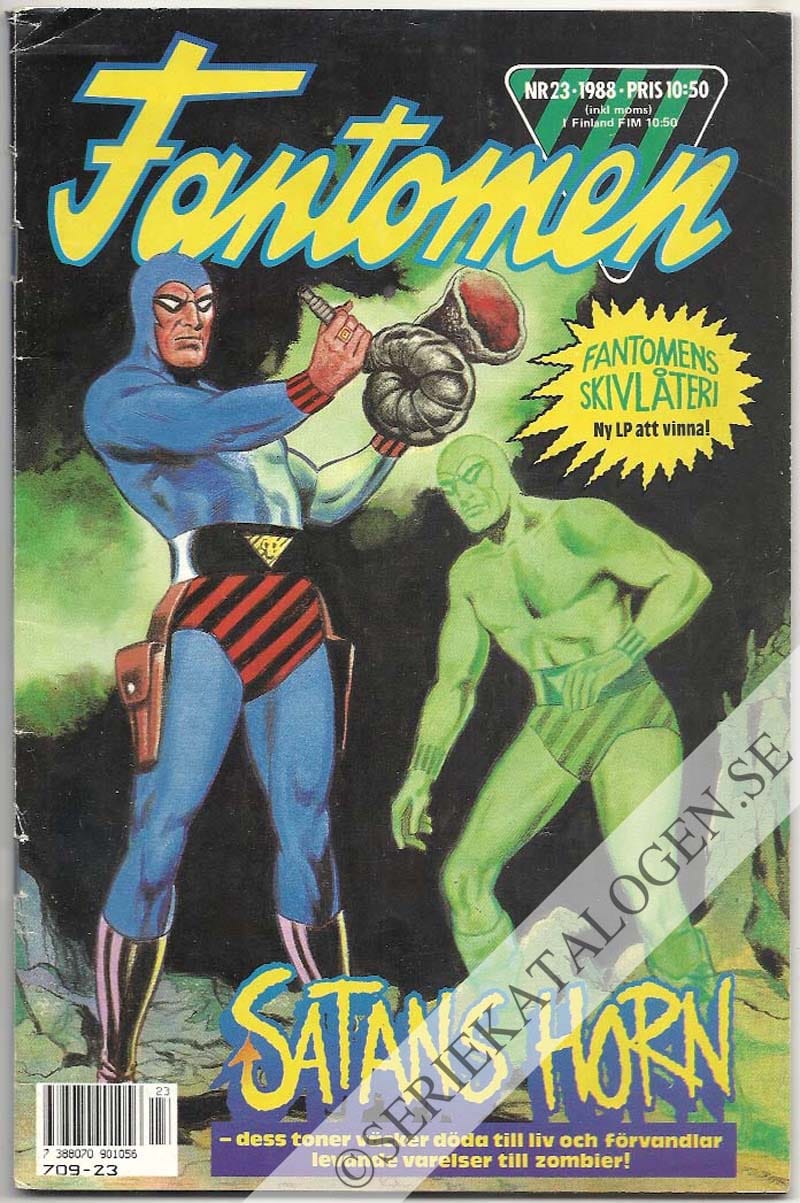 Framsida på Fantomen #23 (1988)