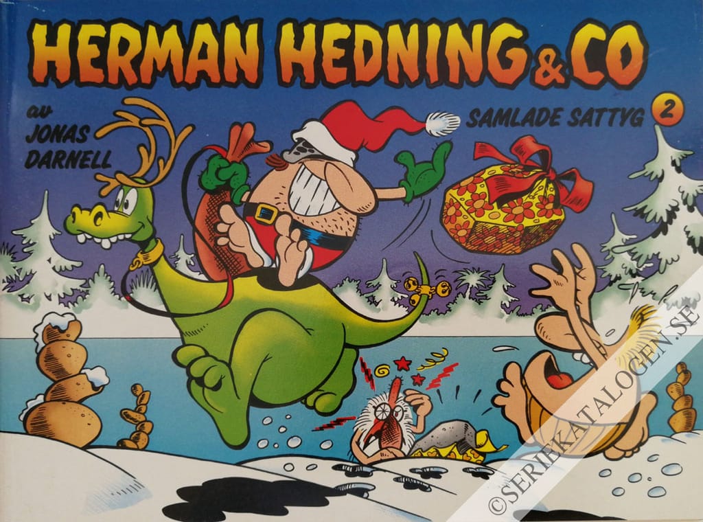 Framsida på Herman Hedning & co Samlade sattyg (1992)