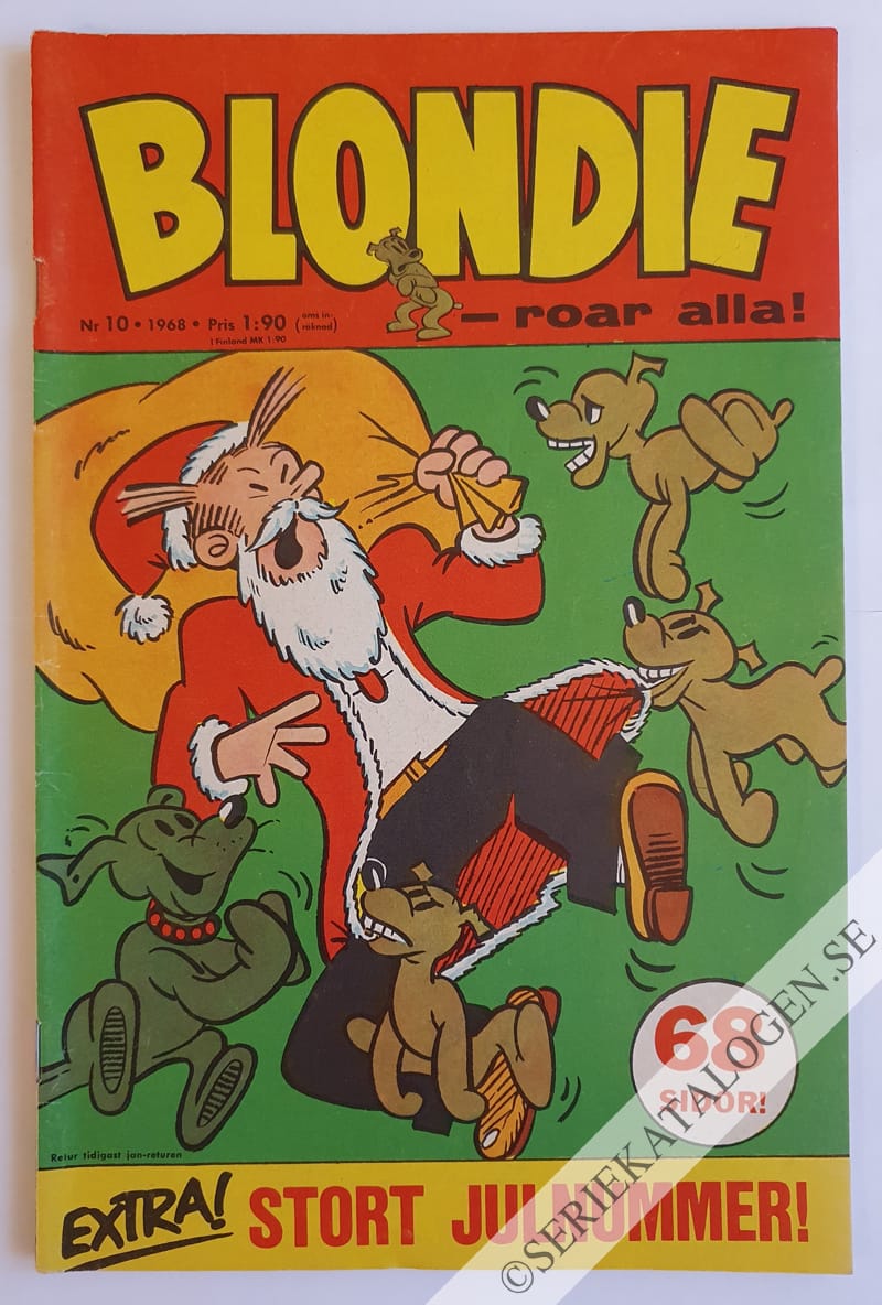 Framsida på Blondie #10 (1968)