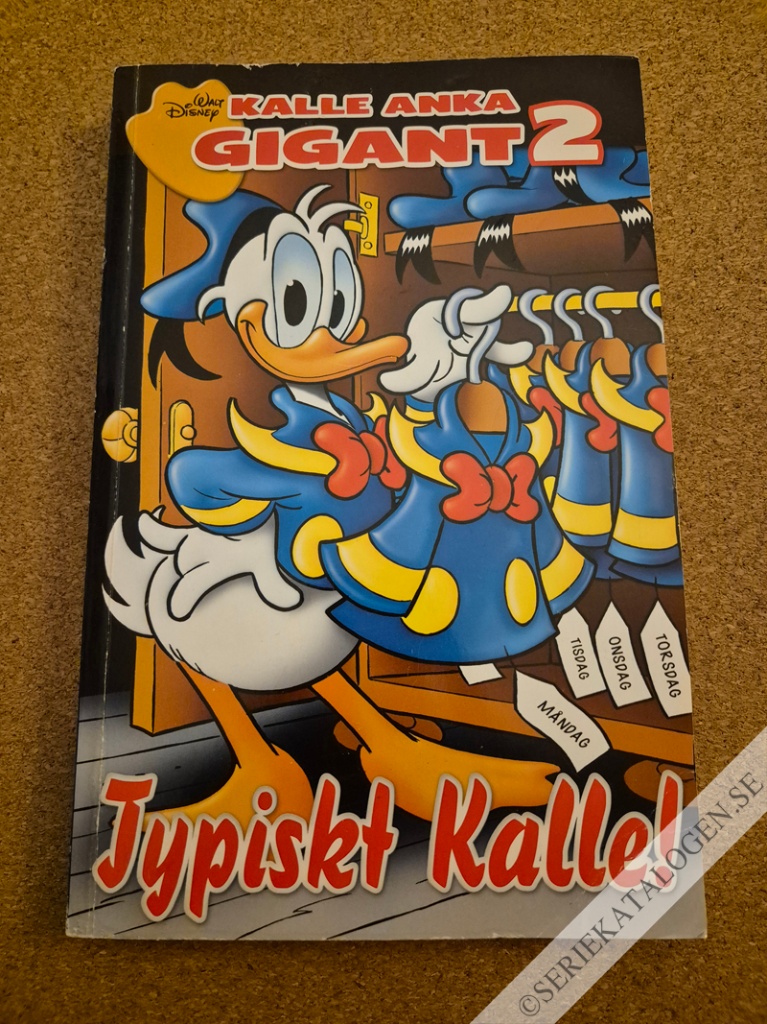 Framsida på Kalle Anka Gigant Typiskt Kalle! (2017)