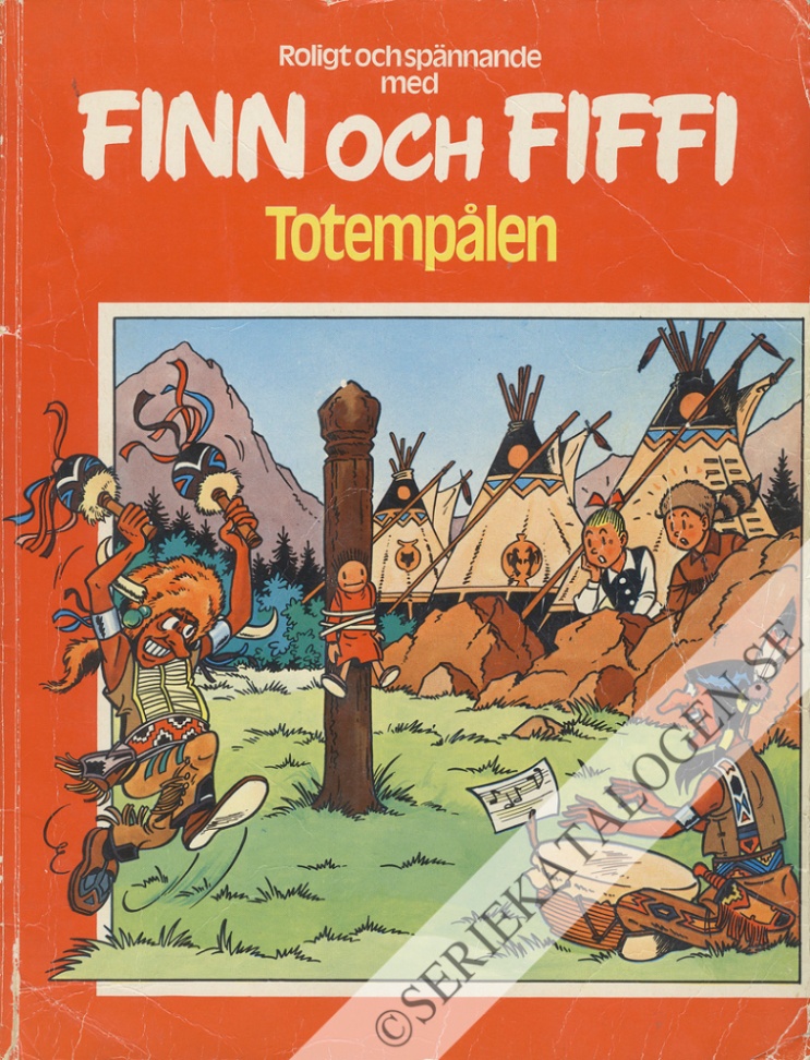 Framsida på Finn och Fiffi #46 - Totempålen (1979)