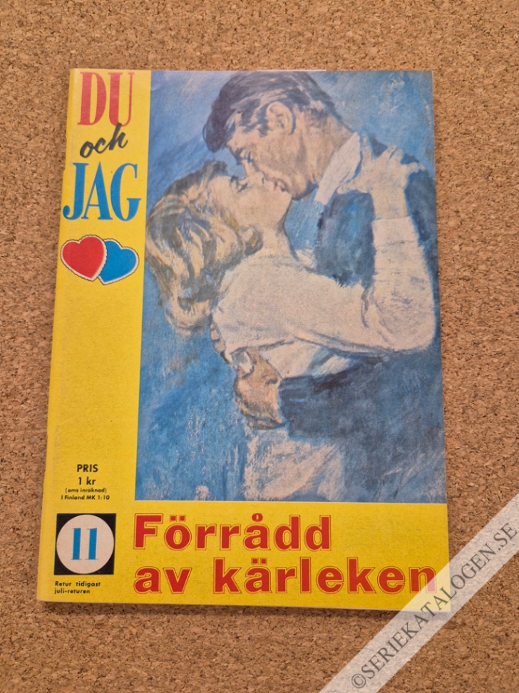 Framsida på Du och jag Förrådd av kärleken (1966)