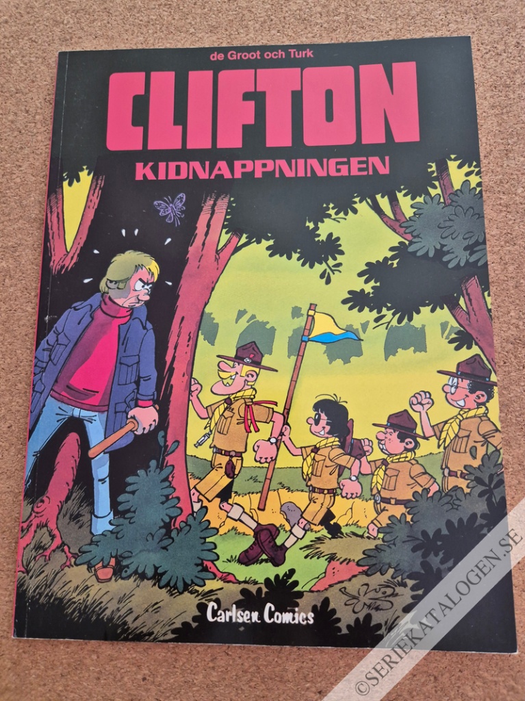 Framsida på Clifton Kidnappningen (1985)