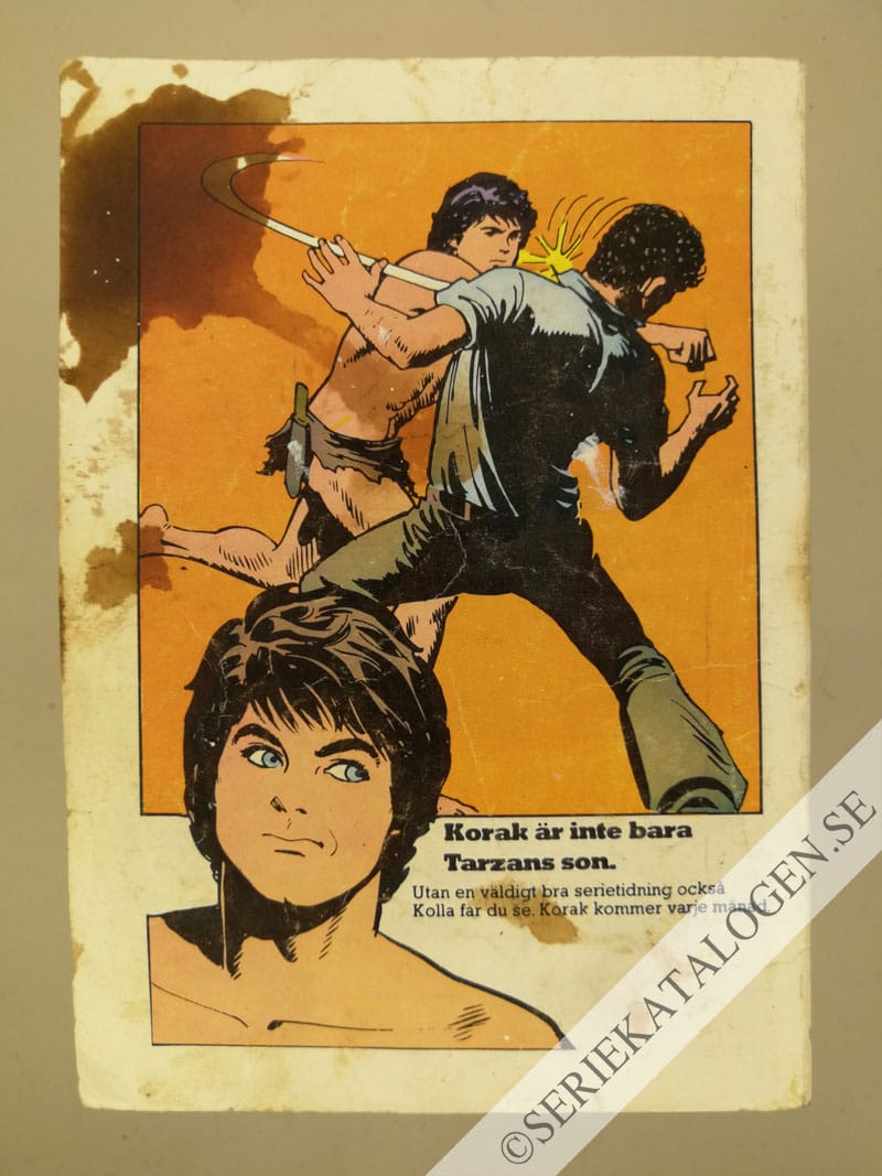 Baksida på Sabotage i öknen (1982)