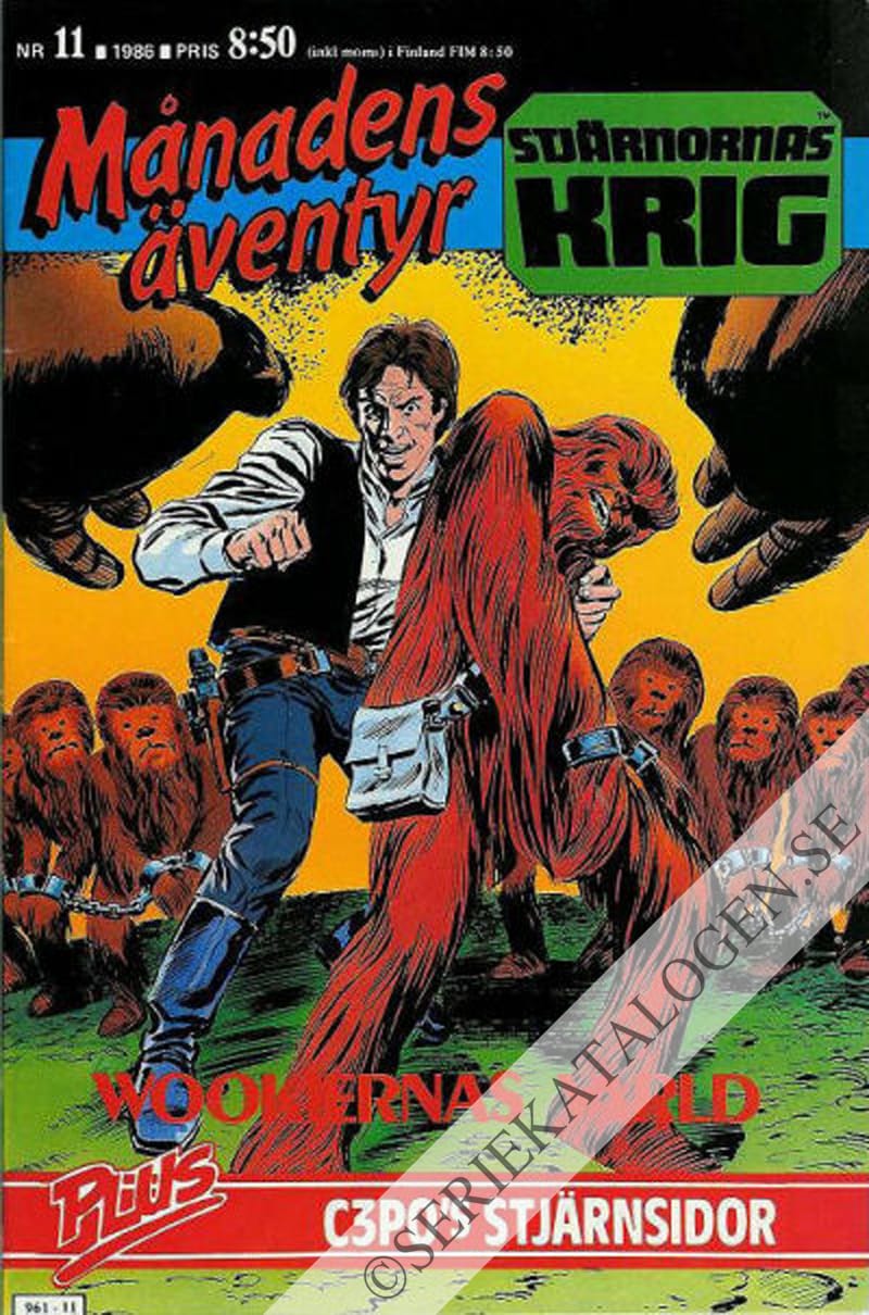 Framsida på Månadens äventyr #11 (1986)