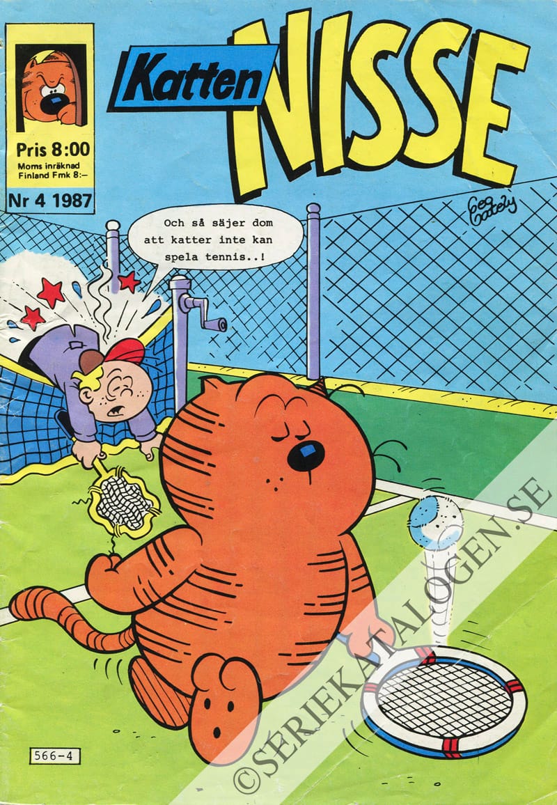 Framsida på Katten Nisse #4 (1987)