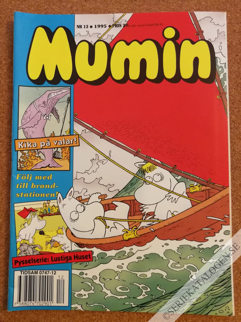 Framsida på Muminmagasinet #12 (1995)