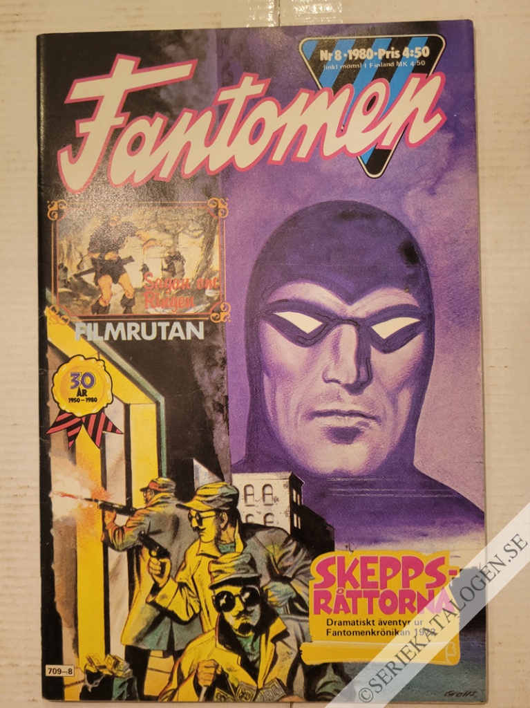 Framsida på Fantomen #8 (1980)