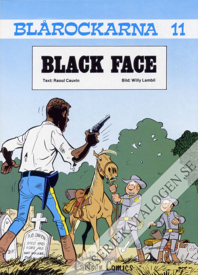 Framsida på Blårockarna Black Face (1987)