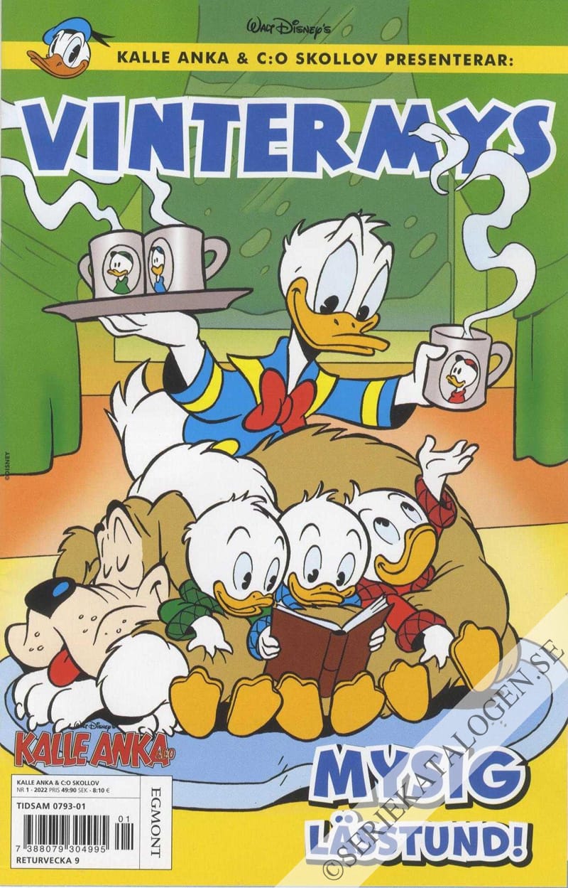 Framsida på Kalle Anka & C:o - Skollov Kalle Anka & C:o skollov presenterar: Vintermys (2022)