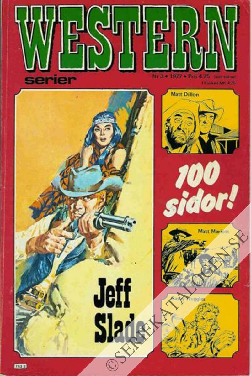 Framsida på Westernserier #3 (1977)