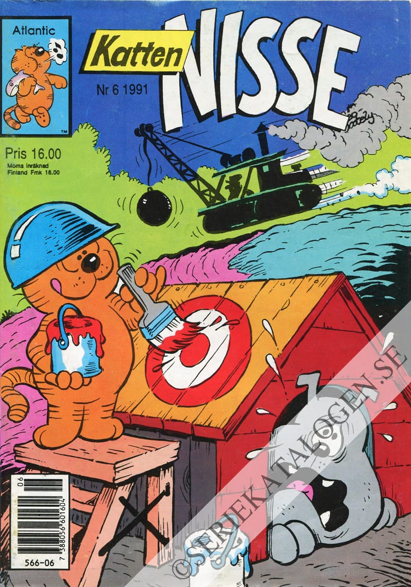 Framsida på Katten Nisse #6 (1991)