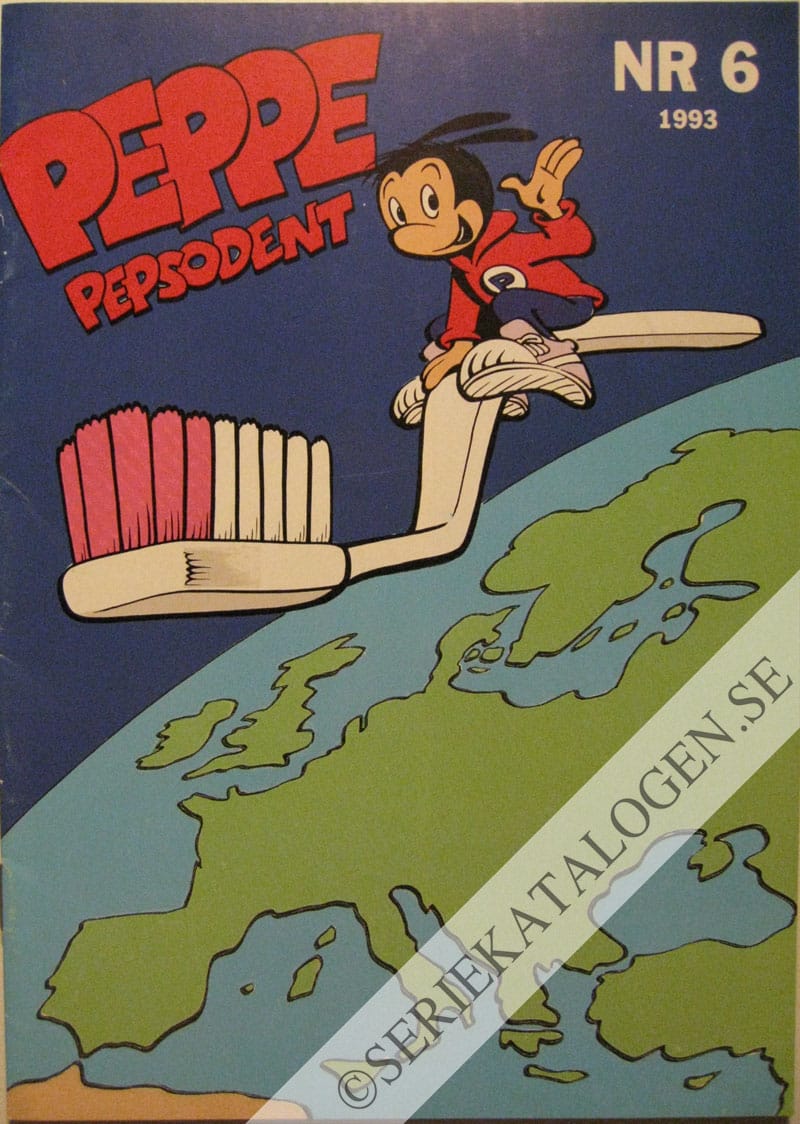 Framsida på Peppe Pepsodent #6 (1993)