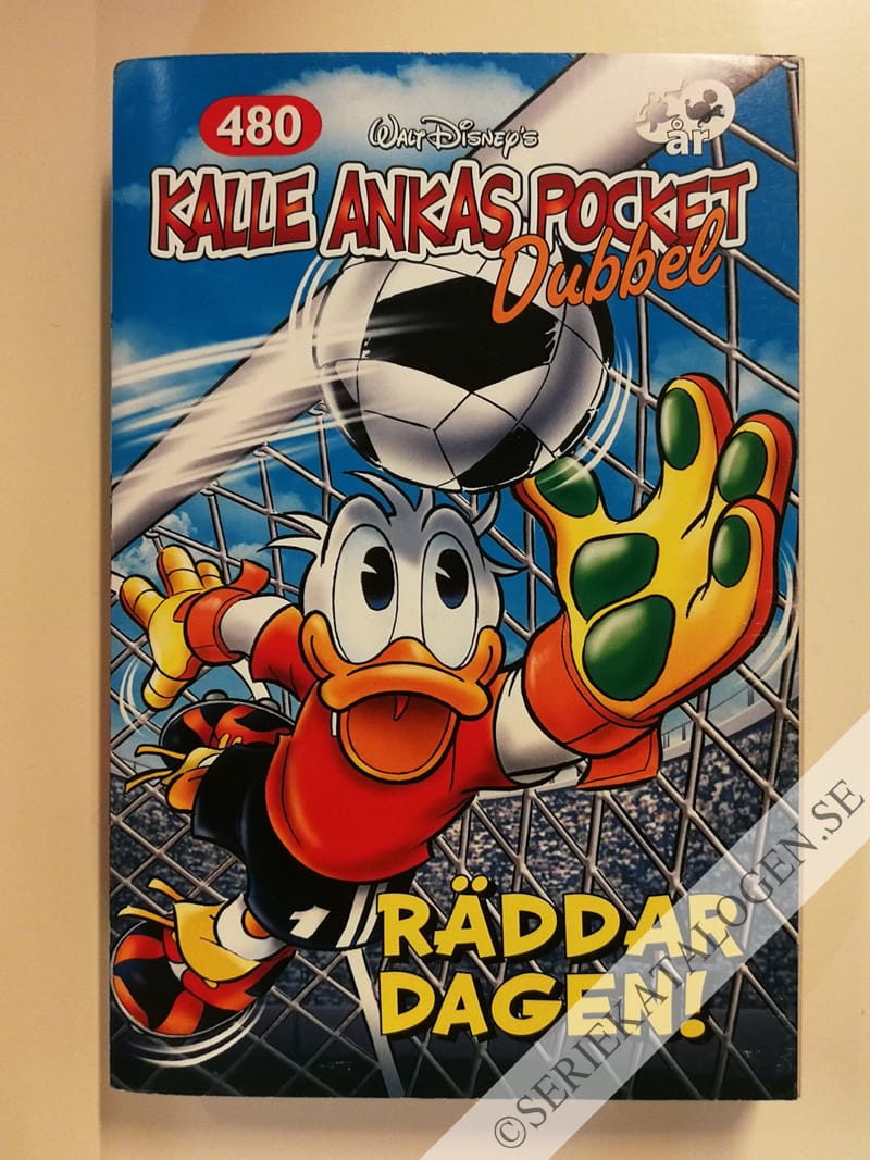 Framsida på Kalle Ankas pocket #480 - Räddar dagen! (2018)