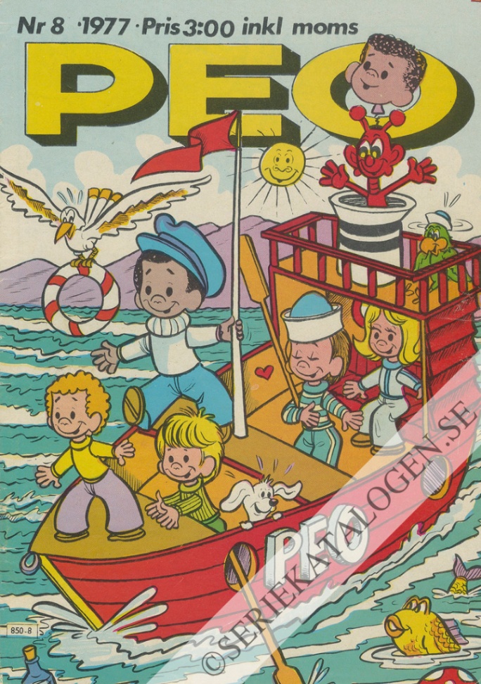 Framsida på Peo #8 (1977)
