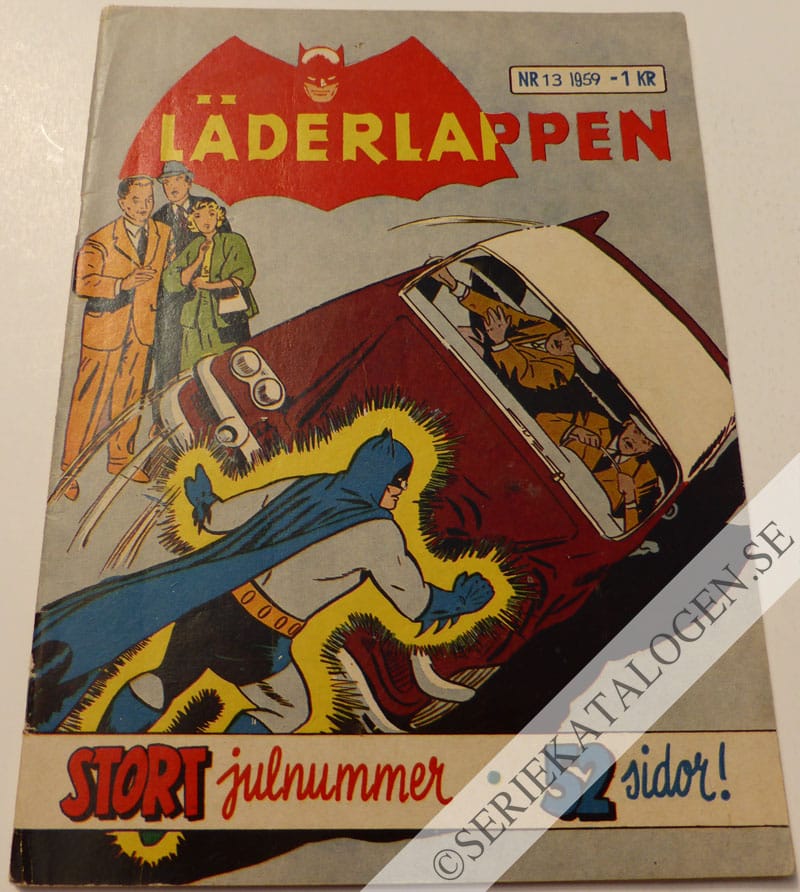 Framsida på Läderlappen och Robin #13 (1959)