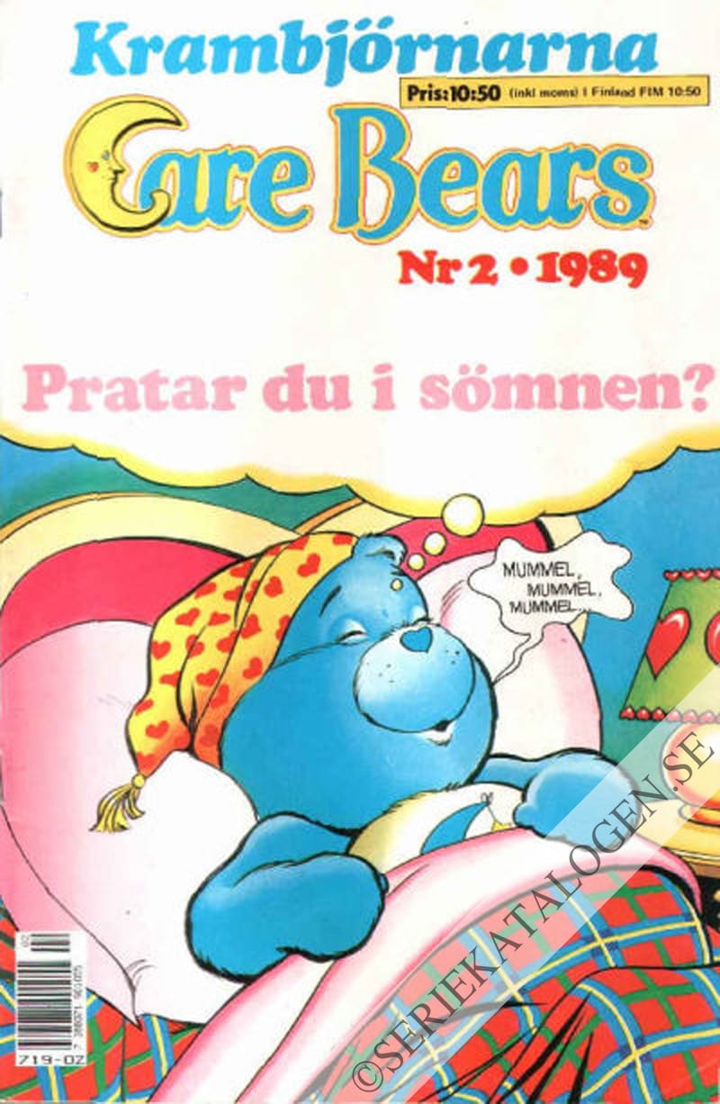 Framsida på Care Bears Pratar du i sömnen? (1989)