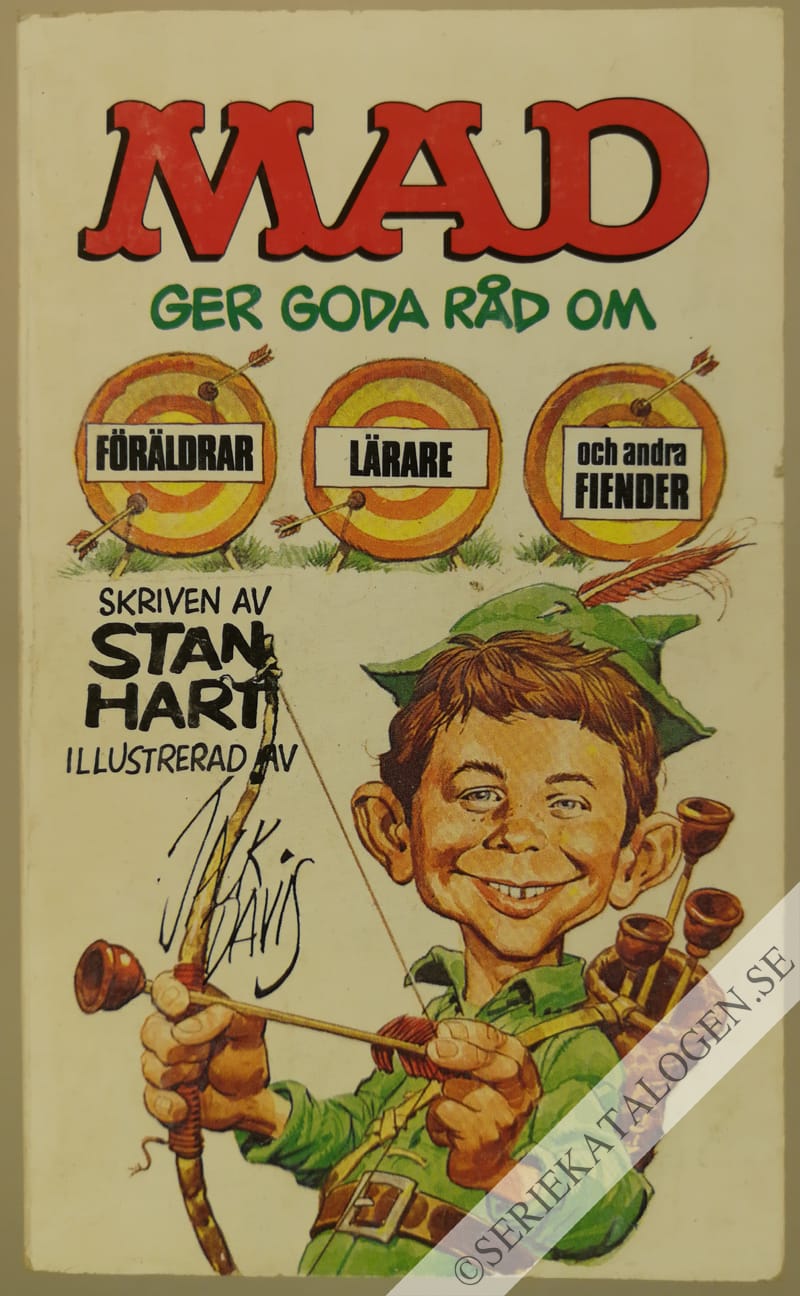 Framsida på MAD-pocket #85 - MAD ger goda råd om föräldrar, lärare och andra fiender (1986)