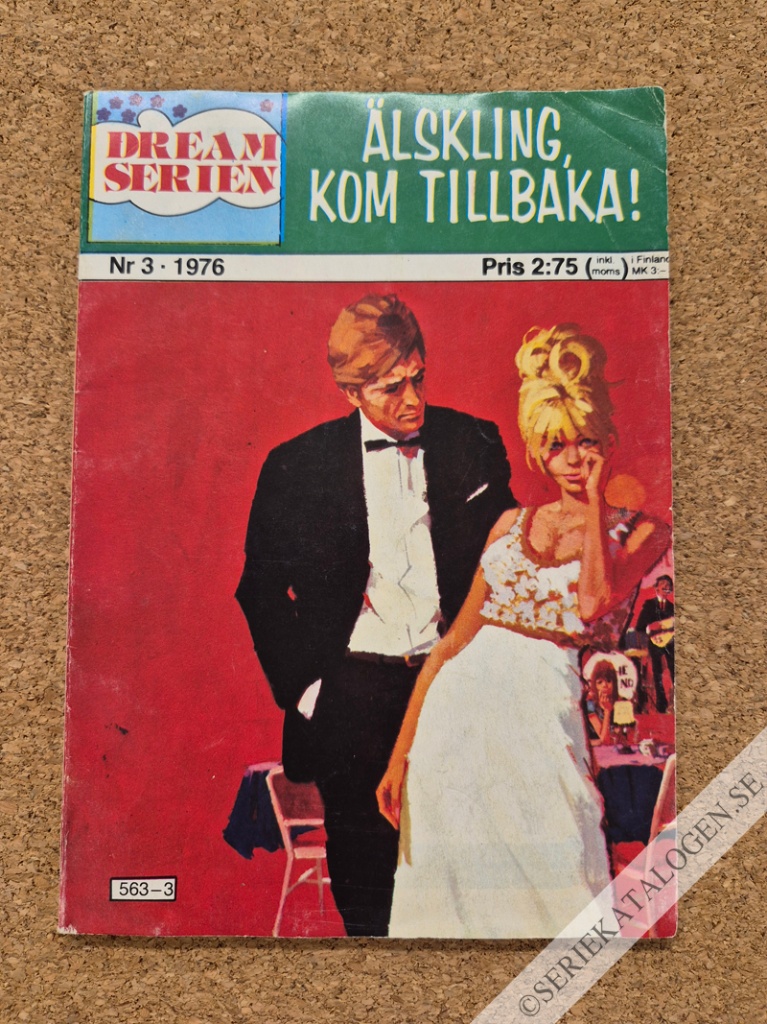 Framsida på Dreamserien Älskling, kom tillbaka! (1976)