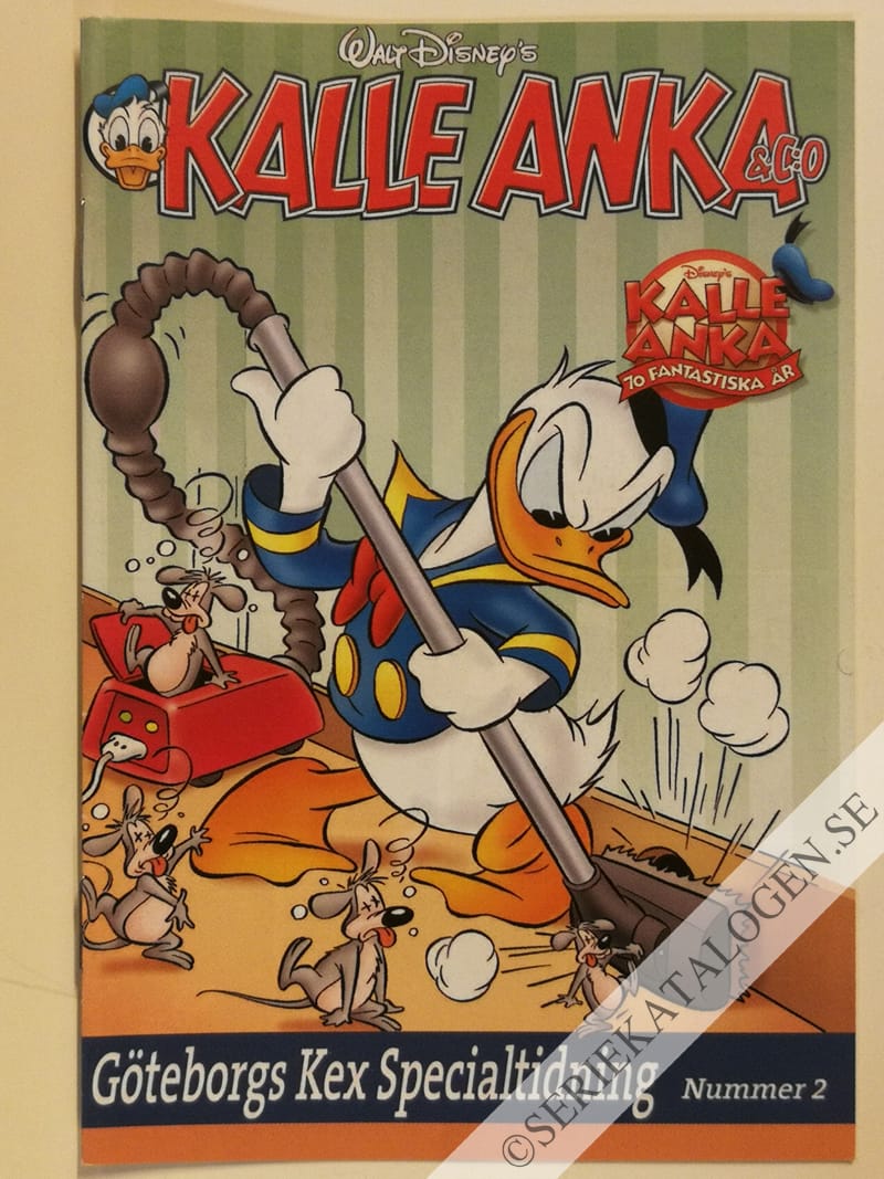 Framsida på Kalle Anka & C:o - Göteborgs Kex specialtidning #2 (2004)