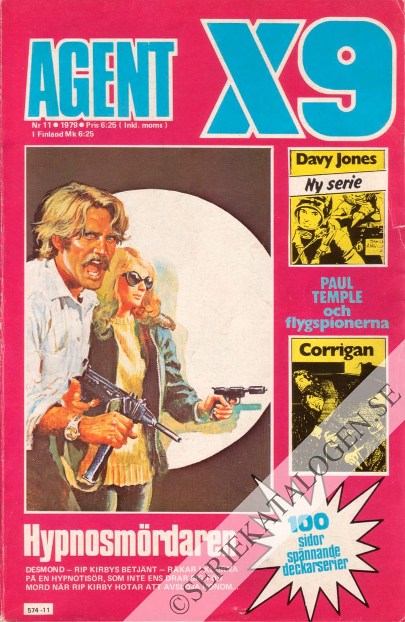 Framsida på Agent X9 #11 (1979)