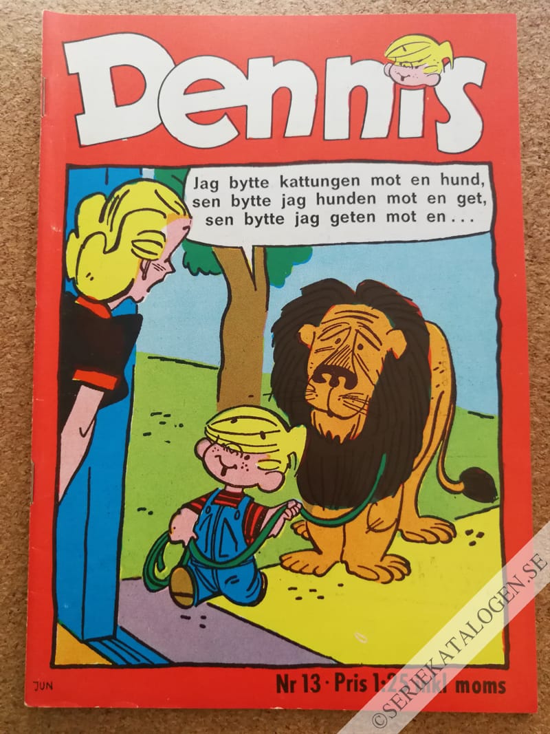 Framsida på Dennis #13 (1969)