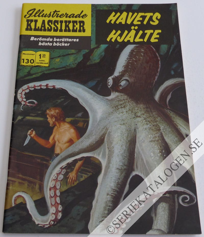 Framsida på Illustrerade Klassiker #130 - Havets hjälte (1961)