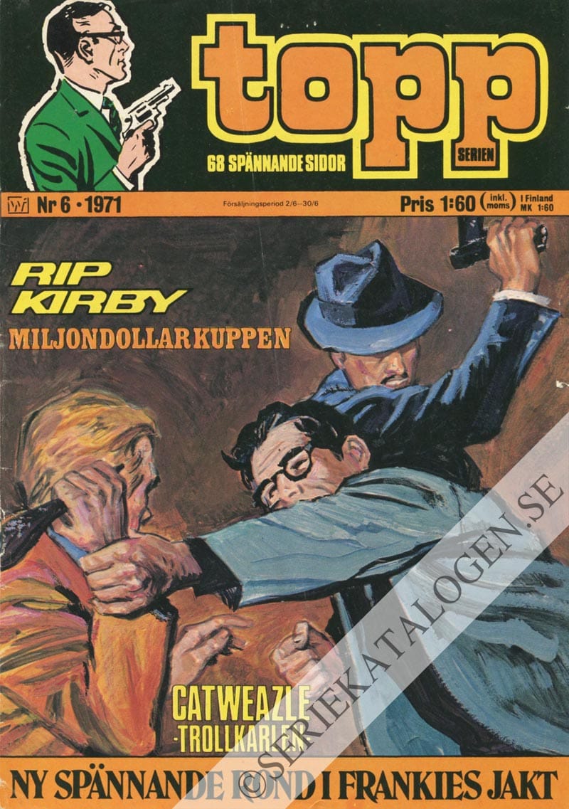 Framsida på Toppserien #6 (1971)