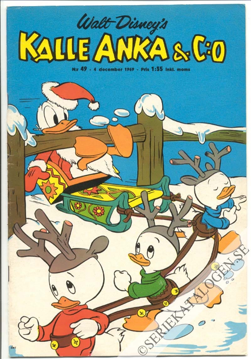 Framsida på Kalle Anka & C:o #49 (1969)