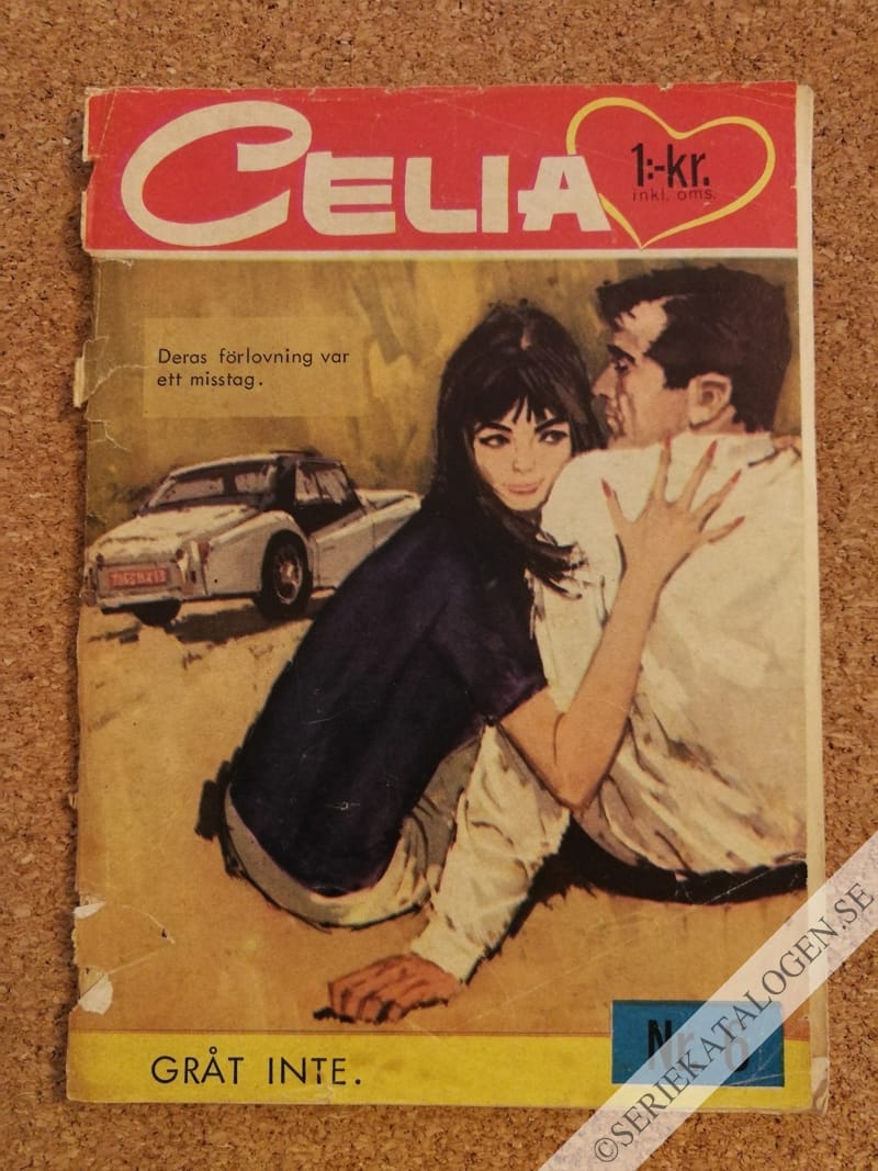 Framsida på Celia Gråt inte. (1964)