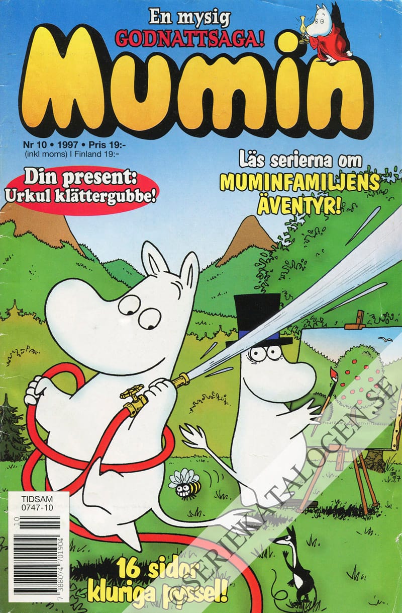 Framsida på Muminmagasinet #10 (1997)