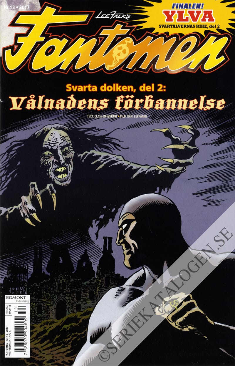 Framsida på Fantomen #13 (2017)