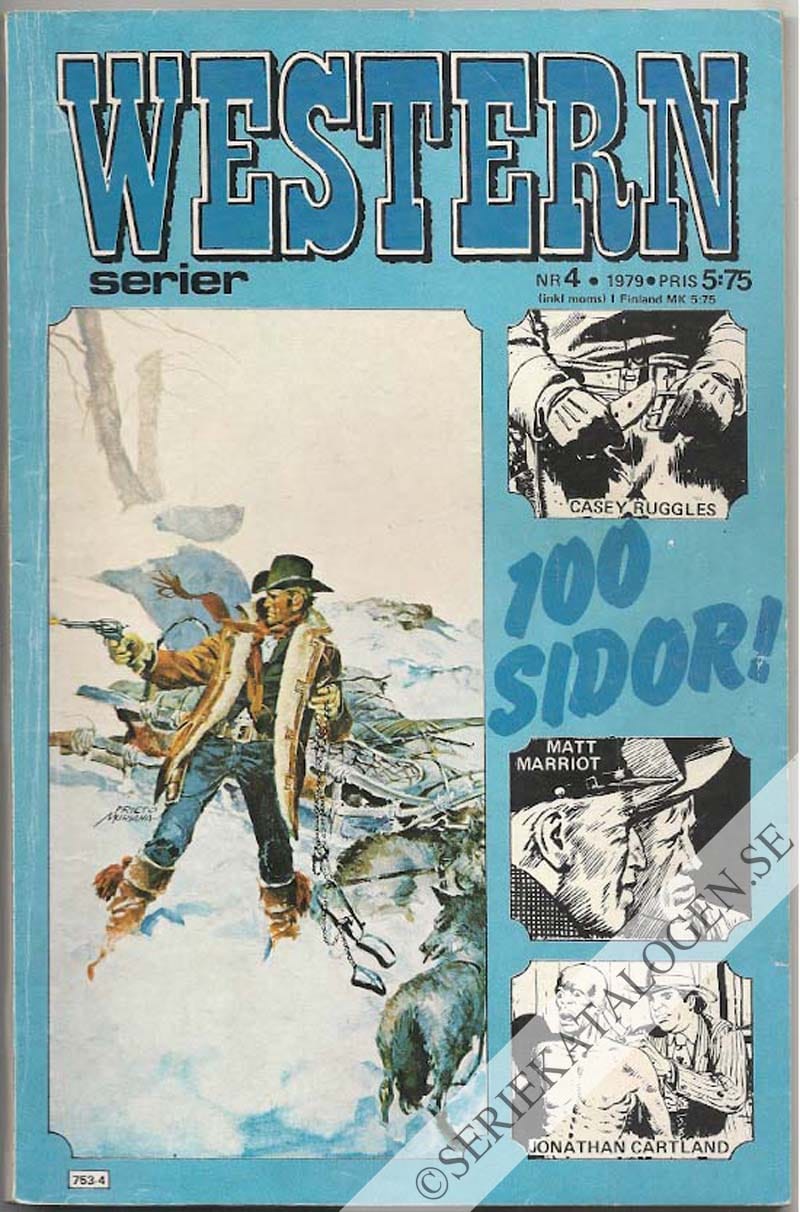 Framsida på Westernserier #4 (1979)