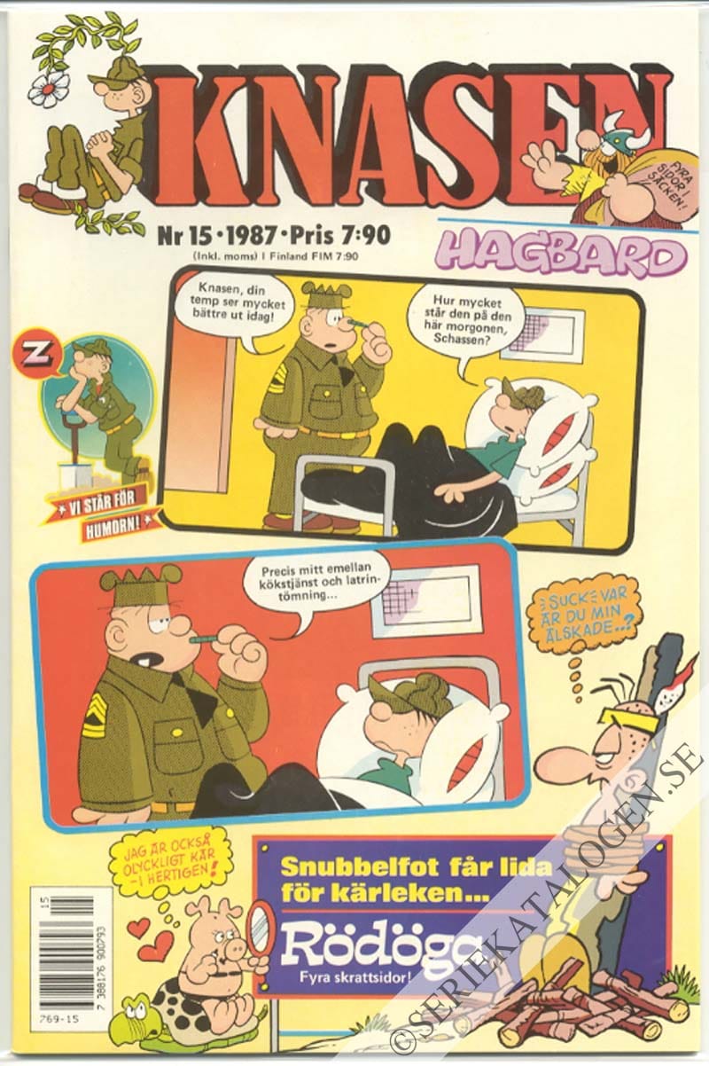 Framsida på Knasen #15 (1987)