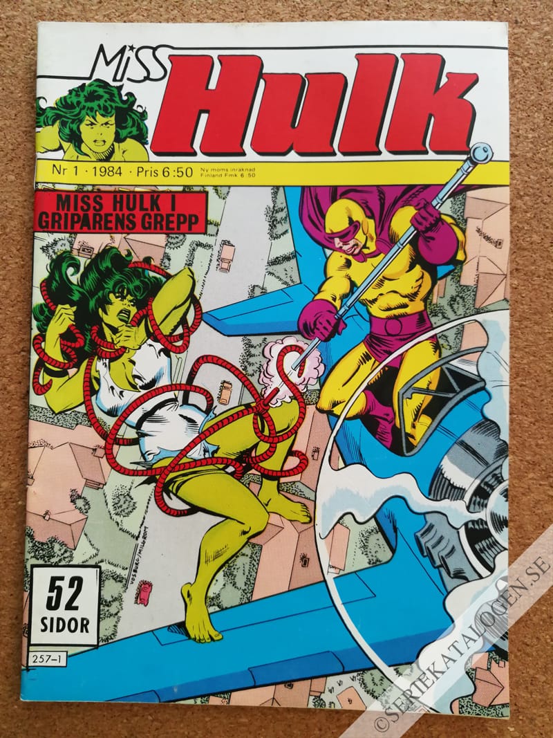 Framsida på Miss Hulk #1 (1984)