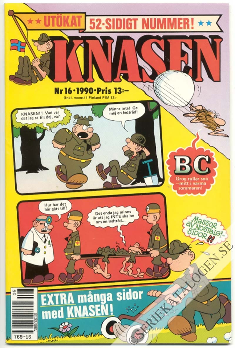 Framsida på Knasen #16 (1990)