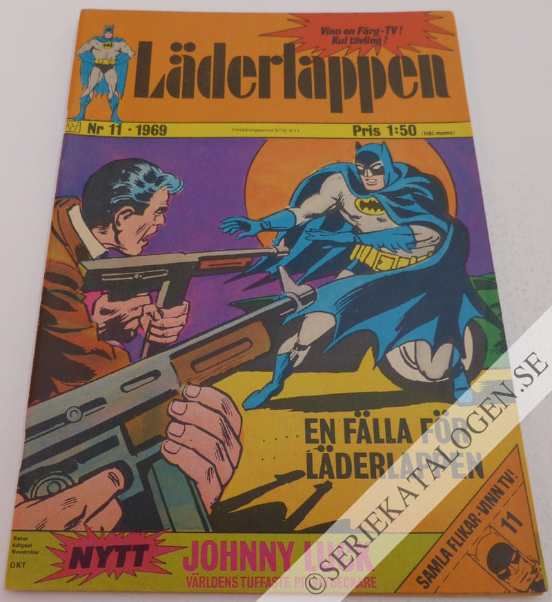 Framsida på Läderlappen och Robin #11 (1969)