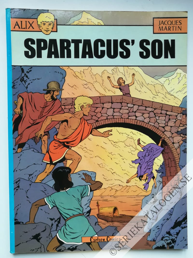Framsida på Alix' äventyr Spartacus son (1978)
