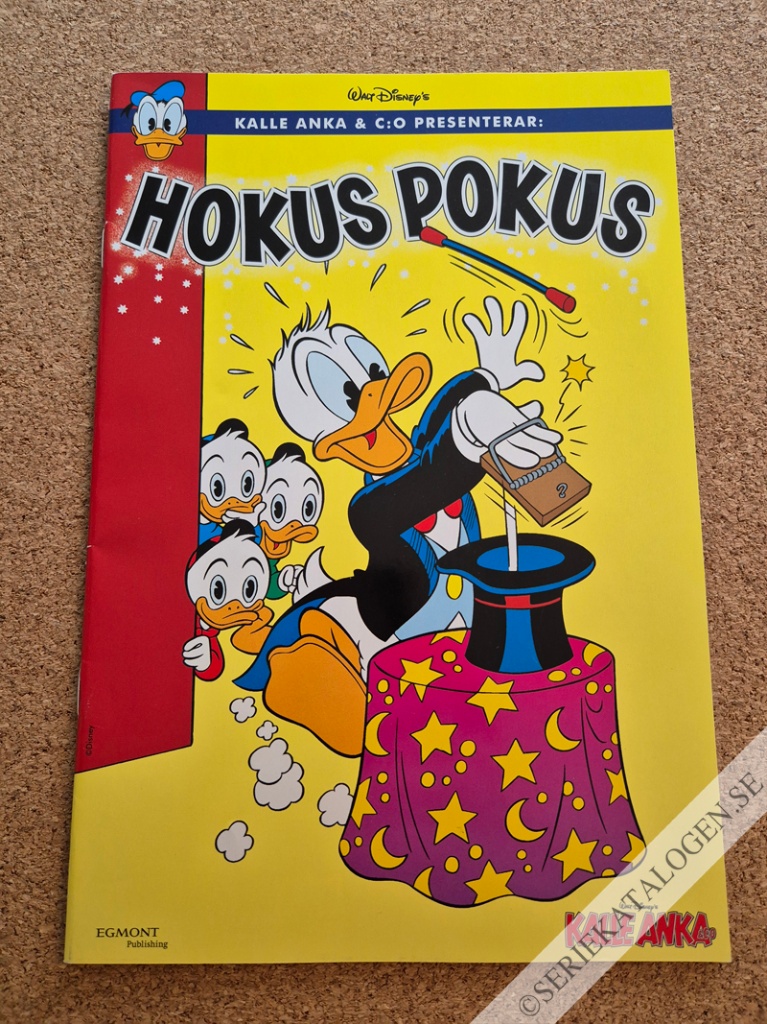 Framsida på Kalle Anka & C:o presenterar (Kalle Anka & C:o Megapåse) Hokus pokus (2018)