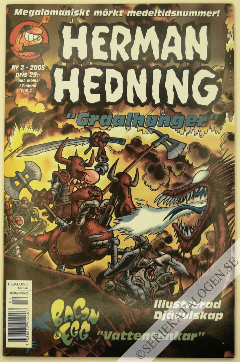 Framsida på Herman Hedning #2 (2005)
