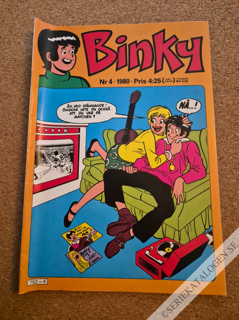 Framsida på Binky #4 (1980)