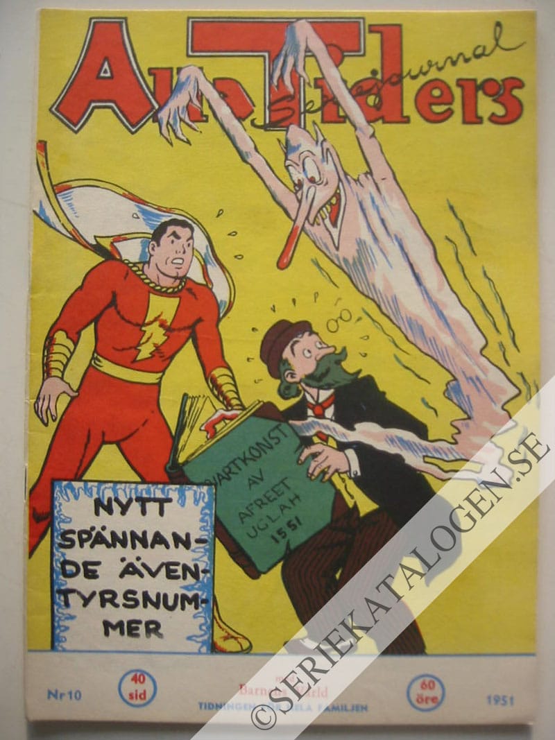 Framsida på Alla tiders seriejournal #10 (1951)