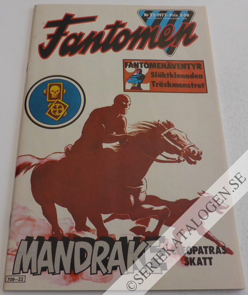 Framsida på Fantomen #22 (1977)
