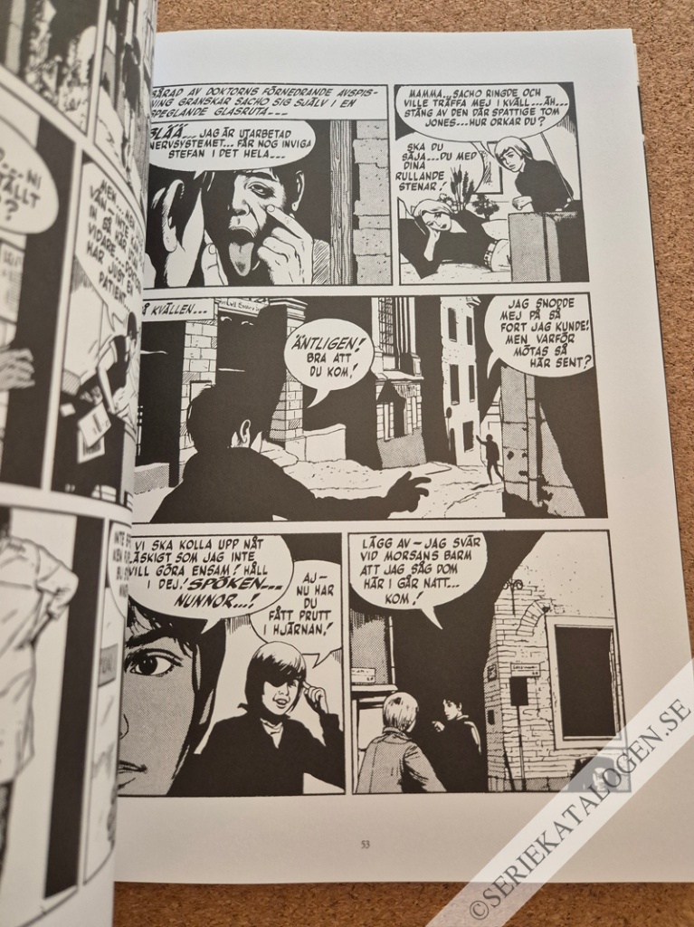 Exempel på Serier och illustrationer från sextio års bildskapande (2017)