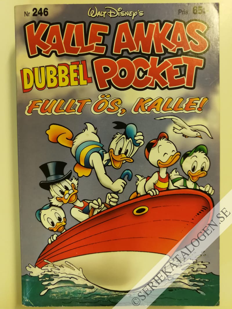 Framsida på Kalle Ankas pocket #246 - Fullt ös, Kalle! (2000)