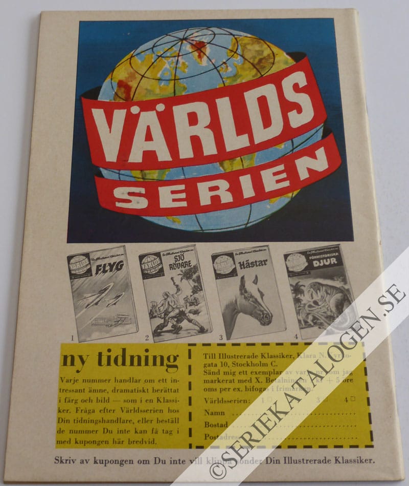 Baksida på Kamp för livet (1960)